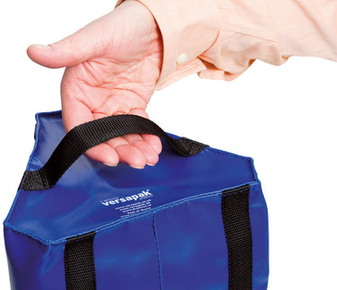 Tasche für Münzeinzahlautomaten - Blau, der Griff
